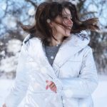 Canva Womens White Winter Coat